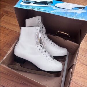 Women's White Ice Skates